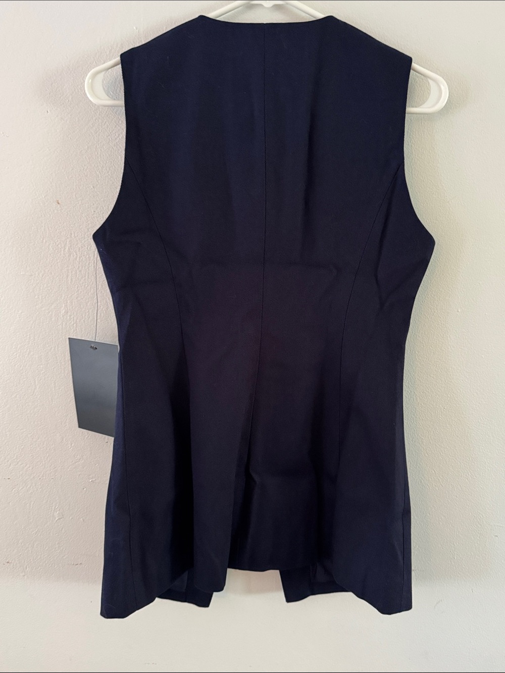 NWT Tuckernuck Navy Cotton Twill Duke Top Sz 6 - Picture 7 of 7